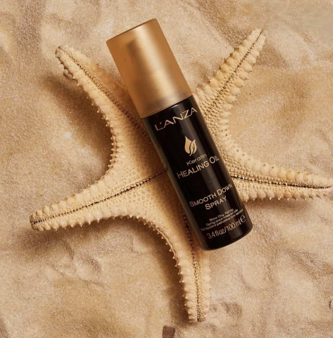 Спрей для гладкої укладки з кератиновим еліксиром LʼANZA Keratin Healing Oil Smooth Down Spray, 100 ml - 3